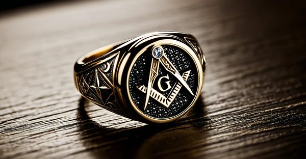 Bague chevalière franc-maçon : élégance et symboles maçonniques